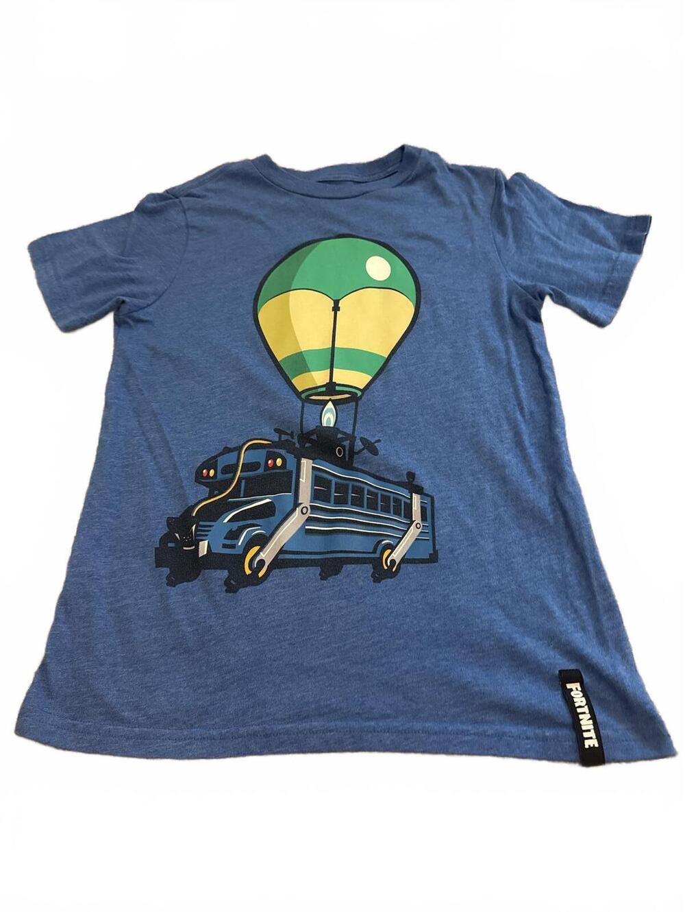 Fortnite Kids Blue Graphic Tee L
